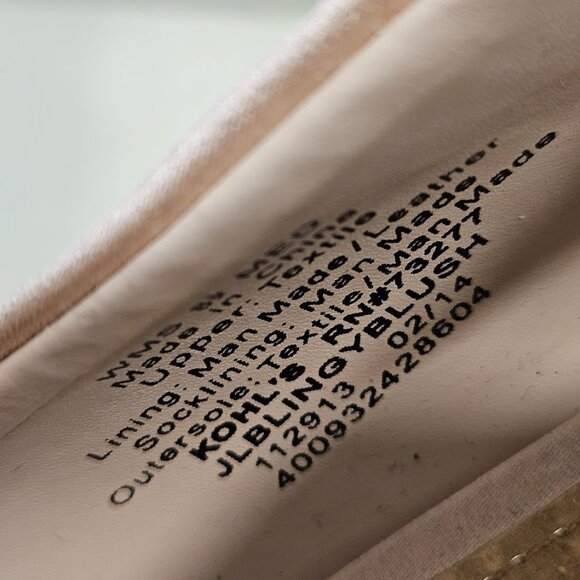 Jennifer Lopez  JLBlingy Blush Peep Toe Platform Heel Rhinestones Size 8 1/2 M - Picture 12 of 15